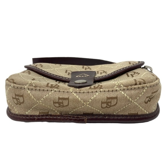 Dooney Bourke Monogram Wristlet Brown USA - Picture 4 of 11